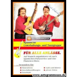 Autogramme Flamenco | Antonio + Tromino ORDONES | 1980er
