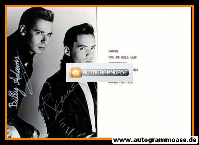 Autogramme Pop | BANG | 1988 Foto (Portrait SW) BMG Ariola