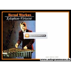 Autogramm Instrumental (Xylophon) | Bernd WARKUS | 1980er (Portrait Color)