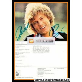 Autogramm Schlager | Bernhard BRINK | 1977 "Liebe Auf Zeit" (Portrait Color Hansa)