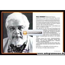 Autogramm Schlager | Bill RAMSEY | 1980er (Portrait SW) Schels