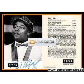 Autogramm Schlager | Billy MO | 1965 "Tirolerhut" (Decca)