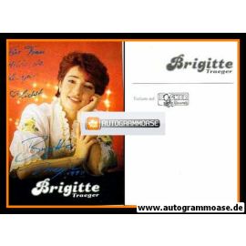 Autogramm Volksmusik | Brigitte TRAEGER | 1990er (Portrait Color) Bogner 1