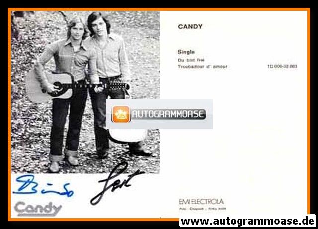 Autogramme Schlager | CANDY | 1978 "Du Bist Frei"