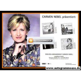 Autogramm TV / Volksmusik | Carmen NEBEL | 2000er (Diskografie LoboMedia)