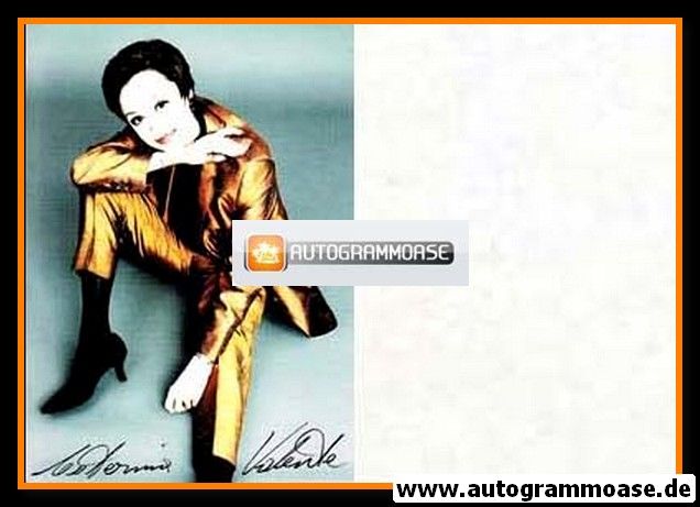 Autogramm Schlager | Caterina VALENTE | 1980er (Portrait Color)