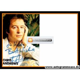 Autogramm Pop | Chris ANDREWS | 1980er (Portrait Color)