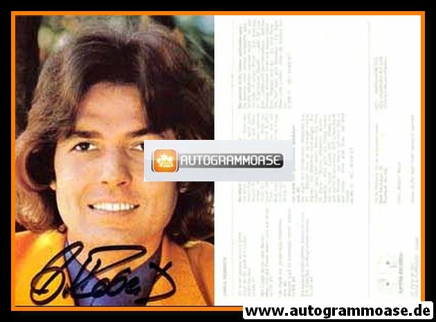 Autogramm Schlager | Chris ROBERTS | 1975 "Du Wirst Wieder Tanzen Gehn" (Portrait Color Jupiter)