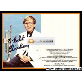 Autogramm Instrumental (Trompete) | Christian RAAB | 1980er (Portrait Color)