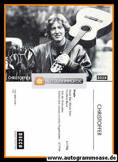 AK Schlager | CHRISTOFFER | 1976 "Ede Der Einbrecher" Decca
