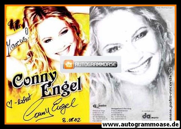 Autogramm Schlager | Conny ENGEL | 2000er (Palm Records)