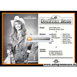 Autogramm Country | Country ROSE | 1985 "One Night Love" (Dero)