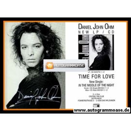Autogramm Rock | Daniel John OHM | 1989 "In The Middle Of The Night"