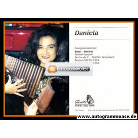 Autogramm Instrumental (Pan-Flöte) | Daniela DE SANTOS | 1980er (Flexible)