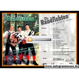Autogramme Volksmusik | DE RANDFICHTEN | 2004 "Holzmichl" (EMI)
