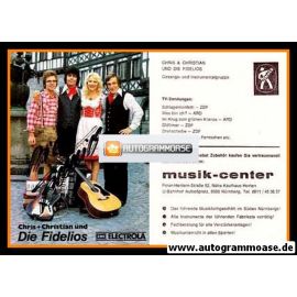Autogramm Volksmusik | DIE FIDELIOS | 1970er (Musik-Center)