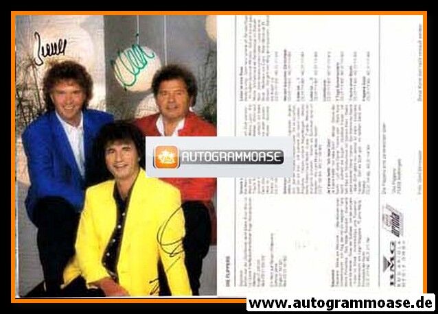 Autogramme Schlager | DIE FLIPPERS | 1994 "Sayonara" (BMG Ariola)