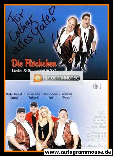 Autogramme Schlager | DIE FLÖCKCHEN | 2000er (www.02002.com)