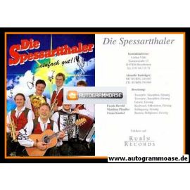 Autogramme Volksmusik | DIE SPESSARTTHALER | 1990er (Rubin)