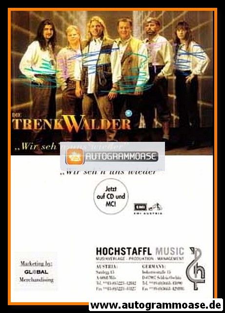 Autogramme Volksmusik | DIE TRENKWALDER | 1996 "Wir Seh´n Uns Wieder" (EMI)