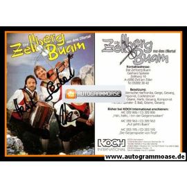Autogramme Volksmusik | DIE ZELLBERG BUAM | 1994 "Der Geigenspieler Von Tirol"