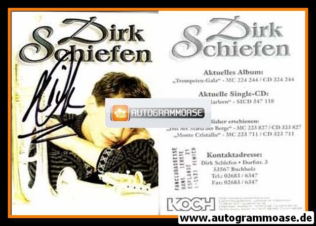 Autogramm Trompete | Dirk SCHIEFEN | 1999 "Trompeten-Gala" (Portrait Color Koch)