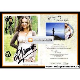 Autogramm Pop | Dominique LACASA | 2008 "Go My Way" (Portrait Color) Goldman