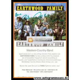 Autogramme Country | EARTHWOOD FAMILY | 1998 (Gedu)