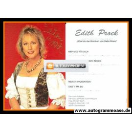 Autogramm Volksmusik | Edith PROCK | 1999 "Sag´n Ma Du"