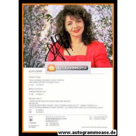 Autogramm Schlager | Elfi GRAF | 1996 "Auch Starke Männer Haben Tränen" (Pilz)