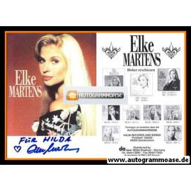 Autogramm Schlager | Elke MARTENS | 1995 "Wenn Ich Eine Möwe Wär" (DA Music)