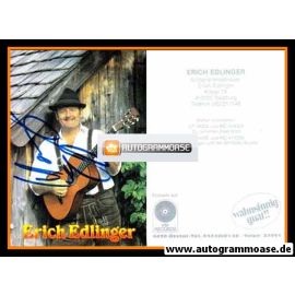 Autogramm Volksmusik | Erich EDLINGER | 1980er "Du Schönes Alpenland"