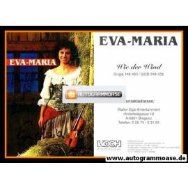 Autogramm Volksmusik | EVA-MARIA | 1995 "Wie Der Wind" (Koch)