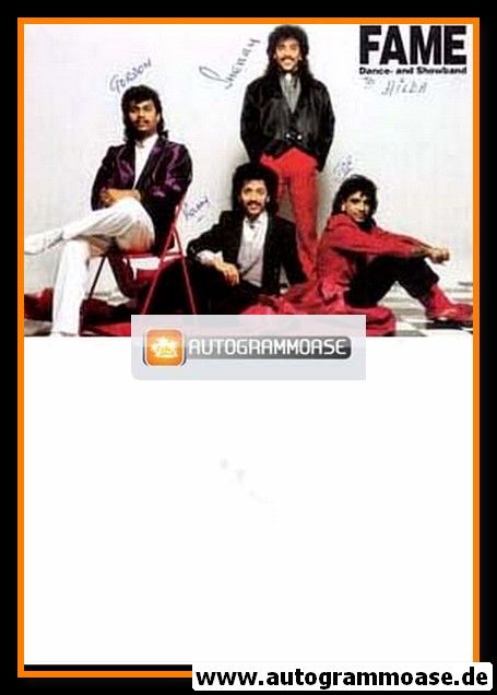 Autogramme Entertainer | FAME | 1980er (Dance-Showband)