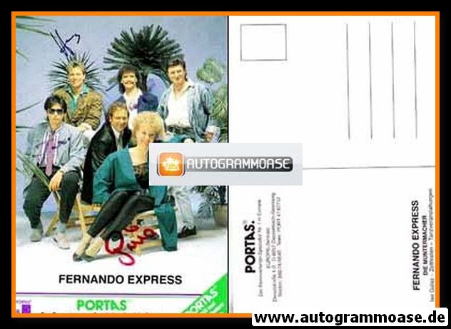 Autogramme Schlager | FERNANDO EXPRESS | 1990er (Portas)