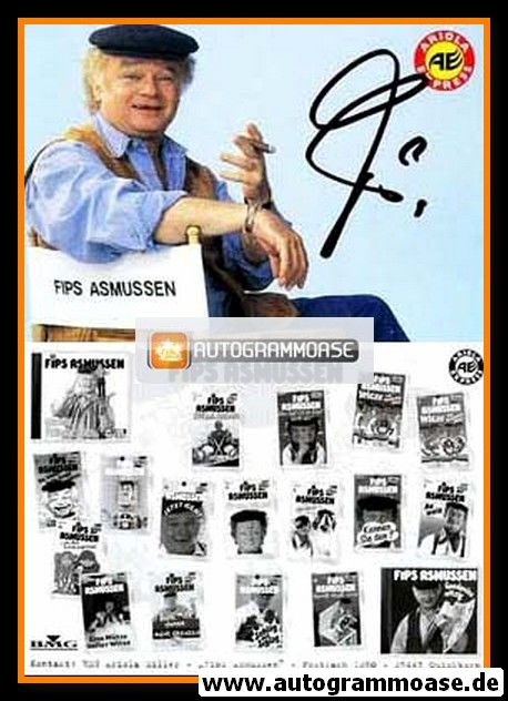Autogramm Comedy | Fips ASMUSSEN | 1996 "Grosse Feinheiten" (Ariola)