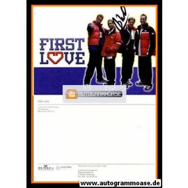 Autogramm Pop | FIRST LOVE | 2003 "I Just Can´t Get Enough"