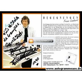Autogramm Musik | Franz LAMBERT | 1990 "Begegnungen" (Wersi)