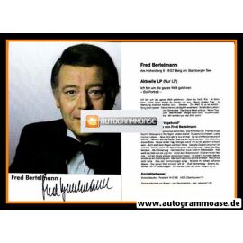 Autogramm Schlager | Fred BERTELMANN | 1981 "Um Die Ganze Welt" (Portrait Color) 1