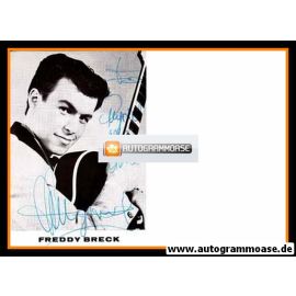 Autogramm Schlager | Freddy BRECK | 1970er (Portrait SW Gitarre)