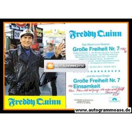 Autogramm Schlager | Freddy QUINN | 1984 "Grosse Freiheit Nr. 7" (Portrait Color Polydor)