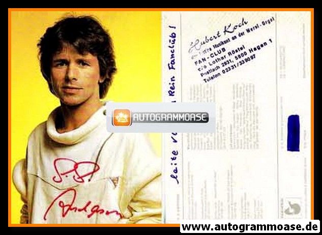 Autogramm Schlager | G. G. ANDERSON | 1985 "Und Dann Nehm Ich Dich" (Portrait Color Hansa)