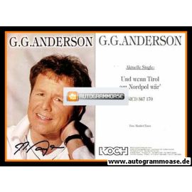 Autogramm Schlager | G. G. ANDERSON | 1999 "Und Wenn Tirol " (Portrait Color Koch)