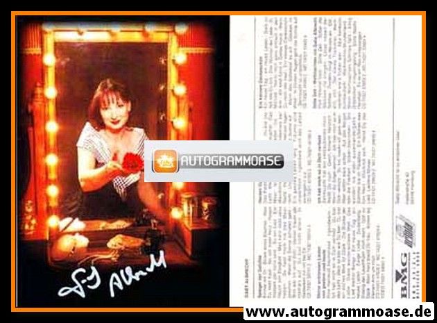 Autogramm Volksmusik | Gaby ALBRECHT | 1988 "Spiegel Der Gefühle" (Portrait Color BMG)