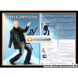 Autogramm Schlager | Gerd CHRISTIAN | 2008 "Zähl Nicht Nur Die Jahre" (PM)