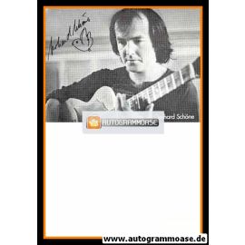 Autogramm Musik | Gerhard SCHÖNE | 1970er (Portrait SW Gitarre)