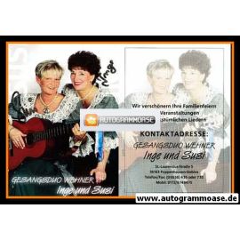Autogramme Volksmusik | GESANGSDUO WEHNER | 2000er (Portrait)