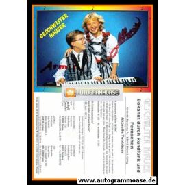 Autogramme Volksmusik | GESCHWISTER HAUSER | 1996 "Wir Setzen Uns Auf Eine Wolke"