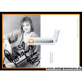 Autogramm Schlager | GIORGINA | 1980er (Portrait SW)