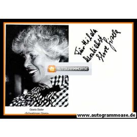 Autogramm Klassik | Gisela DIALER | 1980er (Portrait SW) Schwabing